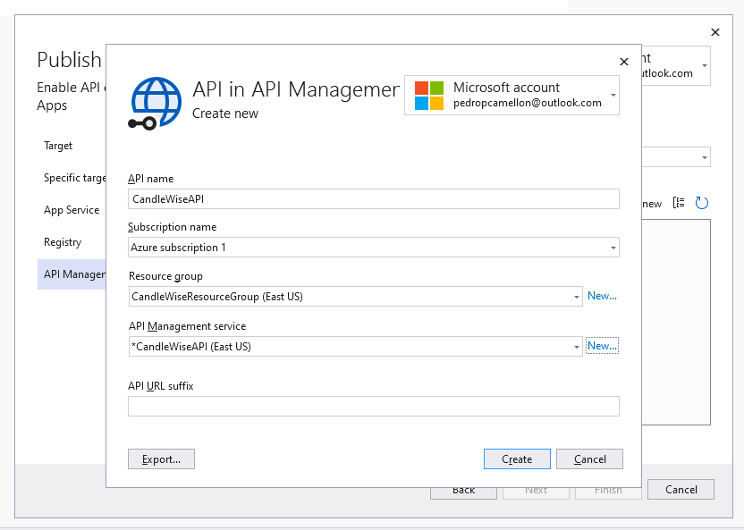 API Configuration Step 3