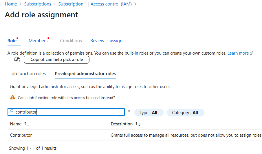 Azure Role Assignment