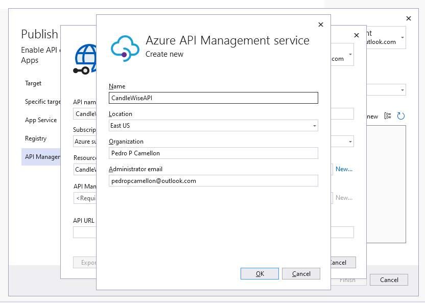 API Configuration Step 2
