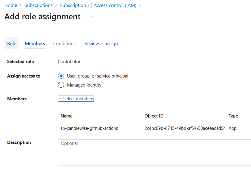 Azure Role Confirmation