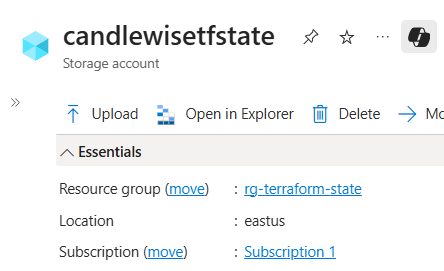 Terraform Storage Account